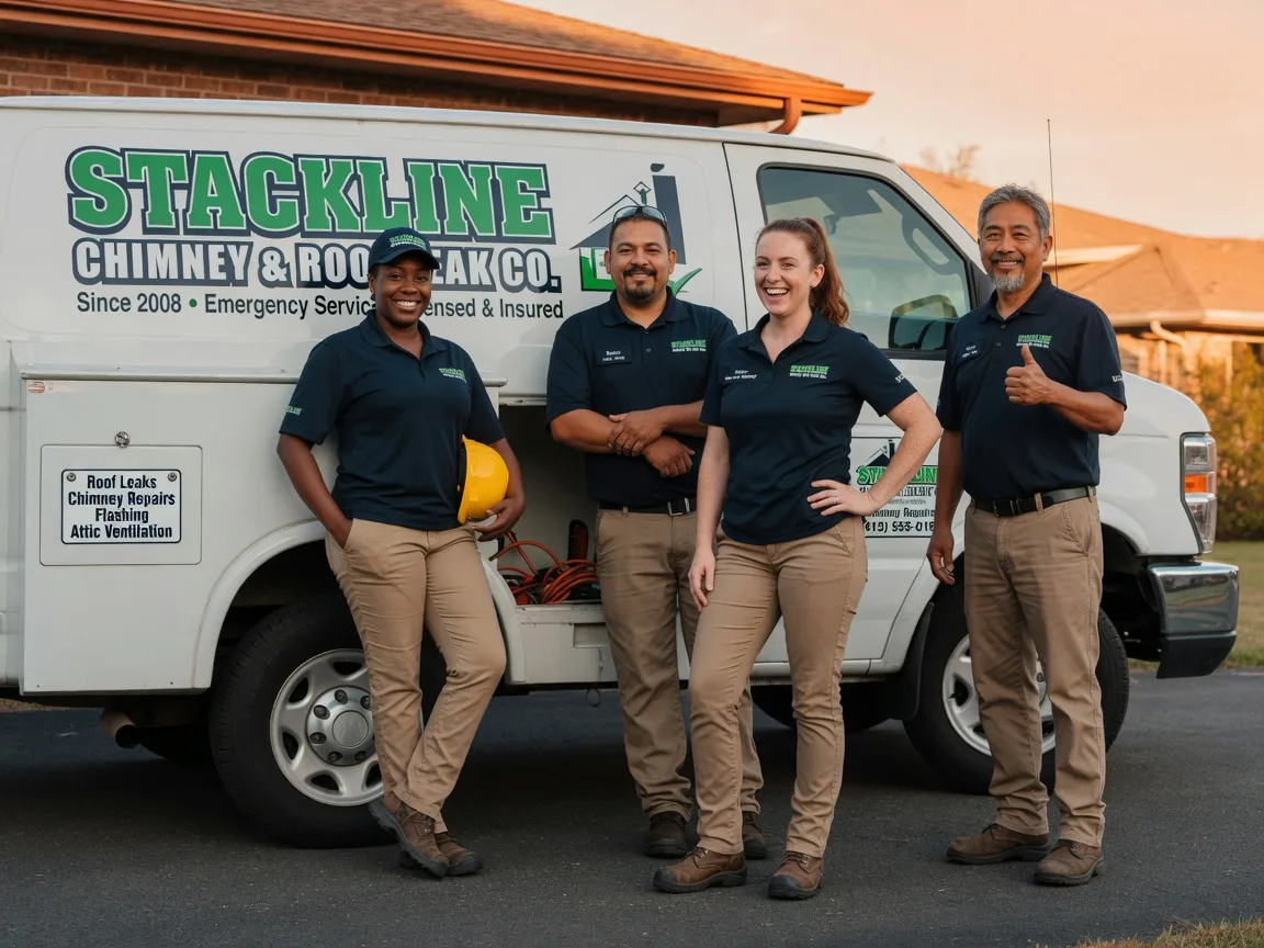 Chimney flashing repair company in Pointe Aux Pins, MI